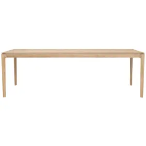 Ethnicraft - Table rectangulaire Bok - Bois naturel - Chêne massif hui...Vendu parmade-in-design
