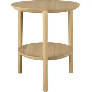 Ethnicraft - Table d'appoint Bok - Bois naturel - Chêne massifVendu parmade-in-design