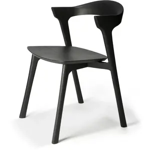 Ethnicraft - Chaise Bok - Noir - Chêne massif - Designer Alain van Hav...