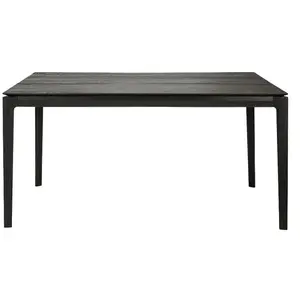 Ethnicraft - Table rectangulaire Bok - Noir - Chêne massif teinté - De...Vendu parmade-in-design