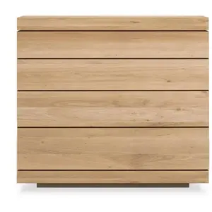 ETHNICRAFT commode BURGER (Naturel - chêne) pas cher