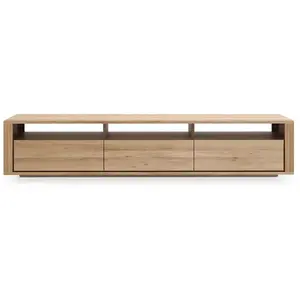 ETHNICRAFT meuble TV SHADOW 210 cm (Naturel - chêne)