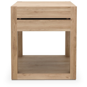 ETHNICRAFT table de chevet AZUR (Chêne - Bois) pas cher