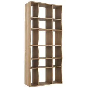 ETHNICRAFT bibliothèque murale Z SMALL (Chêne naturel - bois massif)Vendu parmyareadesign