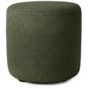 ETHNICRAFT pouf BARROW 40 x 40 x H 40 cm (Pine green - Tissu)