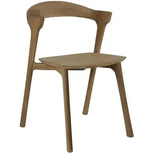 ETHNICRAFT chaise avec accoudoirs BOK (Teak naturel - bois massif) pas cher