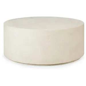 Comparateur de prix : Ethnicraft - Table basse Elements - Blanc - Microciment