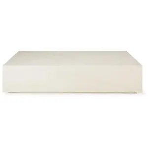 Comparateur de prix : Ethnicraft - Table basse Elements - Blanc - Microciment