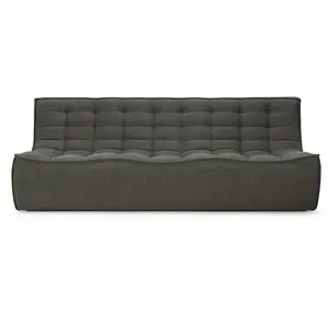 Comparateur de prix : ETHNICRAFT canapé à 3 places N701 (Musc - Tissu recyclé écologique)