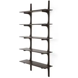 Comparateur de prix : Ethnicraft - Etagère PI - Marron - Acajou massif teinté - Designer Ala...