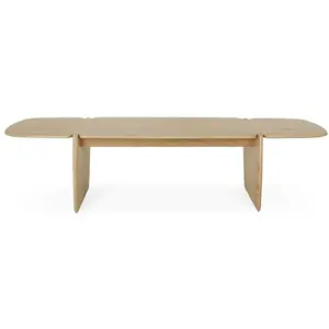 Comparateur de prix : ETHNICRAFT table basse PI 155 cm (Chêne - bois massif)