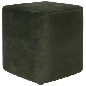 Ethnicraft - Pouf Cube - Vert - Mousse haute densité - Designer Jacque...