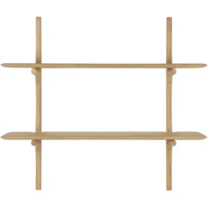 Comparateur de prix : Etagère murale en chêne massif avec finition huilée 100x35x91cm PI - E...