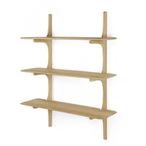Comparateur de prix : Ethnicraft - Etagère PI - Bois naturel - Chêne massif huilé - Designer...