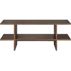 Ethnicraft - Table d'appoint Kabuki - Marron - Teck massif teinté - De... pas cher