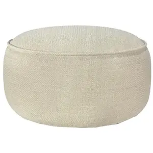 ETHNICRAFT pouf d'éxterieur DONUT Ø 80cm (Naturel - Tissu) pas cher
