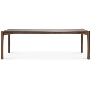 Comparateur de prix : Ethnicraft - Table rectangulaire PI - Bois naturel - Teck massif teint...