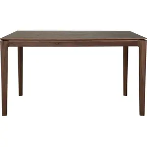 Comparateur de prix : ETHNICRAFT table rectangulaire BOK (140 x 80 x 76 cm - Teak Marron)