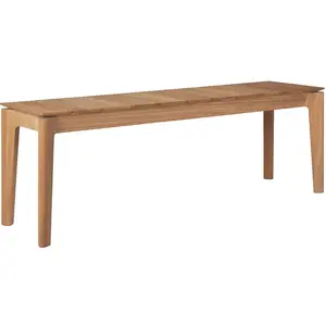 Ethnicraft - Banc Bok OUTDOOR - Bois naturel - Teck massif - Designer ...