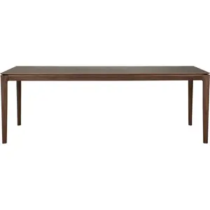 Comparateur de prix : ETHNICRAFT table rectangulaire BOK (220 x 95 x 76 cm - Teak Marron)