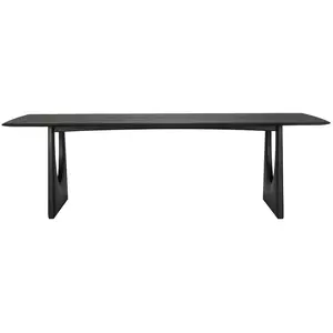 Comparateur de prix : ETHNICRAFT table rectangulaire GEOMETRIC 250 cm (Chêne noir - bois mas...