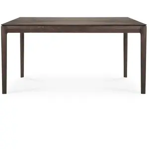 ETHNICRAFT table rectangulaire BOK (160 x 80 x 76 cm - Chêne brun) pas cher