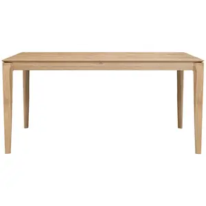 ETHNICRAFT table rectangulaire BOK (160 x 80 x 76 cm - chêne naturel)