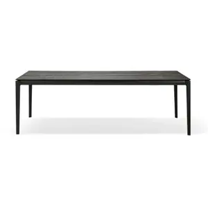 ETHNICRAFT table rectangulaire BOK (240 x 100 x 76 cm - Chêne teint no...