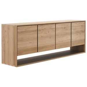 ETHNICRAFT buffet NORDIC avec 4 portes (Naturel - chêne)