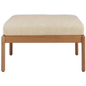 Ethnicraft - Pouf d'extérieur Jack - Beige - Tissu polypropylène - Des... pas cher