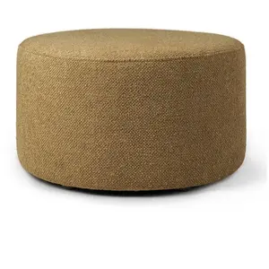 Comparateur de prix : ETHNICRAFT pouf BARROW 60 x 60 x H 35 cm (Ginger - Tissu)
