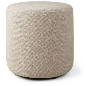 Comparateur de prix : ETHNICRAFT pouf BARROW 40 x 40 x H 40 cm (Off white - Tissu)