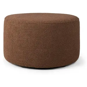 Comparateur de prix : ETHNICRAFT pouf BARROW 60 x 60 x H 35 cm (Copper - Tissu)