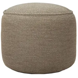 ETHNICRAFT pouf d'éxterieur DONUT Ø 50cm (Mocha - Tissu) pas cher
