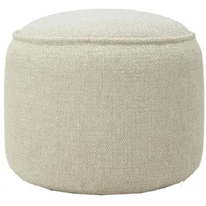 ETHNICRAFT pouf d'éxterieur DONUT Ø 50cm (Naturel - Tissu) pas cher