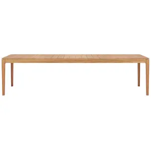 Ethnicraft - Table rectangulaire Bok OUTDOOR - Bois naturel - Teck mas... pas cher