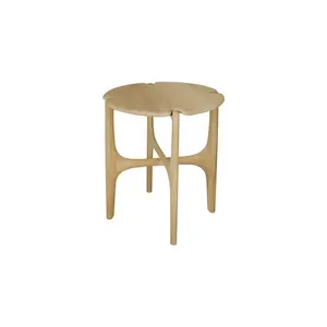 Comparateur de prix : ETHNICRAFT table basse PI Ø 47 cm (Chêne - bois massif)