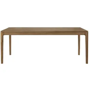 ETHNICRAFT table rectangulaire BOK (200 x 95 x 76 cm - Teak) pas cher