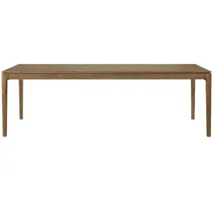 ETHNICRAFT table rectangulaire BOK (240 x 100 x 76 cm - Teak) pas cher