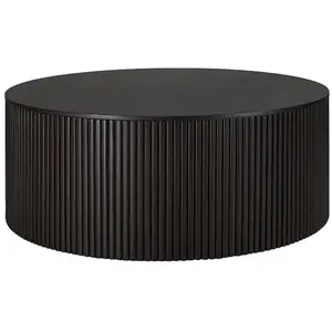 Comparateur de prix : Ethnicraft - Table basse Roller - Bois naturel - Acajou teinté - Desig...