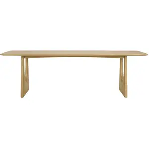 ETHNICRAFT table rectangulaire GEOMETRIC 250 cm (Chêne naturel - bois ...