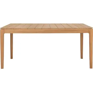 Ethnicraft - Table rectangulaire Bok OUTDOOR - Bois naturel - Teck mas... pas cher