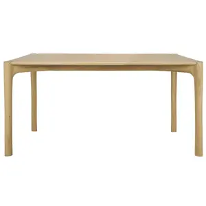Comparateur de prix : ETHNICRAFT table rectangulaire PI (160 x 80 x 76 cm - chêne naturel)