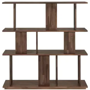 ETHNICRAFT bibliothèque verticale IRREGULAR 112 cm (Teck peint marron ...