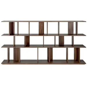 ETHNICRAFT bibliothèque verticale IRREGULAR 224 cm (Teck peint marron ...