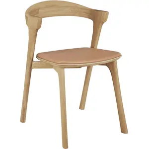 Ethnicraft - Chaise Bok - Bois naturel - Chêne massif - Designer Alain... pas cher