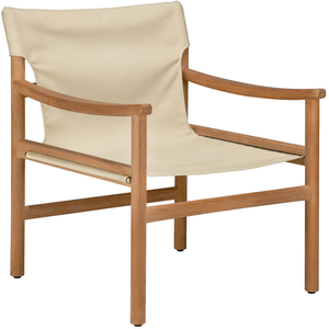 Ethnicraft - Fauteuil SAFARI - Beige - Toile outdoor - Designer Jacque...