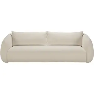 ETHNICRAFT canapé à 3 places CONTOUR (Chalk - Tissu) pas cher