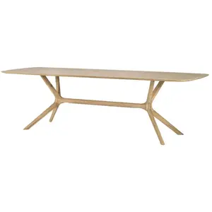 ETHNICRAFT table rectangulaire X (250 cm - chêne) pas cher