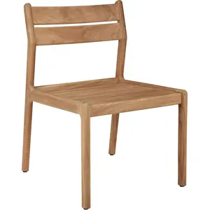 Ethnicraft - Chaise Jack - Bois naturel - Teck massif - Designer Jacqu... pas cher